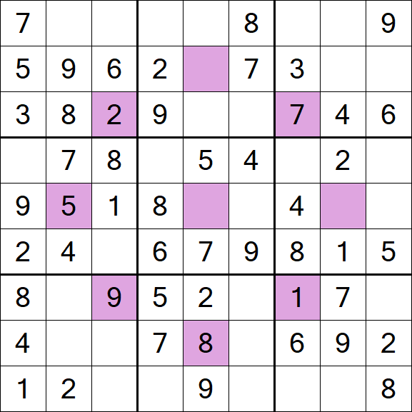 Asterisk Sudoku - Easy