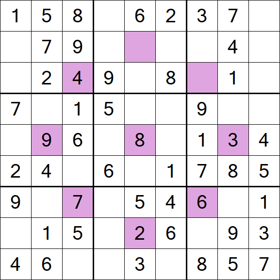 Asterisk Sudoku - Fácil