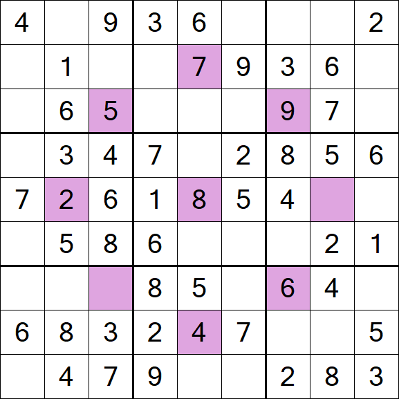 Asterisk Sudoku - Fácil