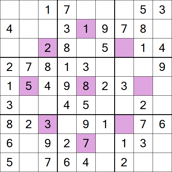 Asterisk Sudoku - Fácil