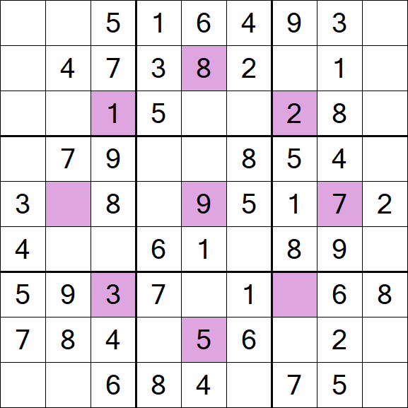 Asterisk Sudoku - Easy