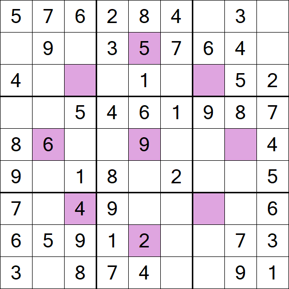 Asterisk Sudoku - Simple