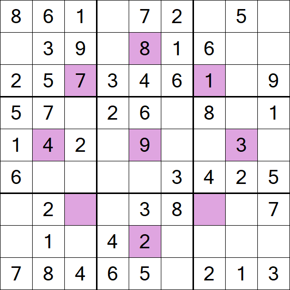 Asterisk Sudoku - Fácil