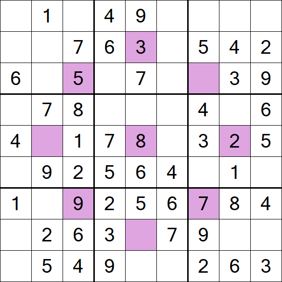 Asterisk Sudoku - Fácil