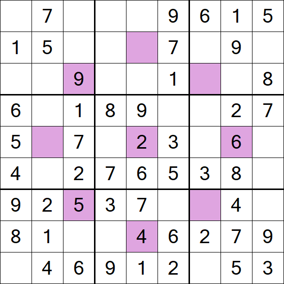 Asterisk Sudoku - Einfach