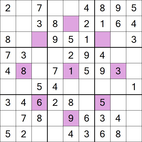 Asterisk Sudoku - Easy