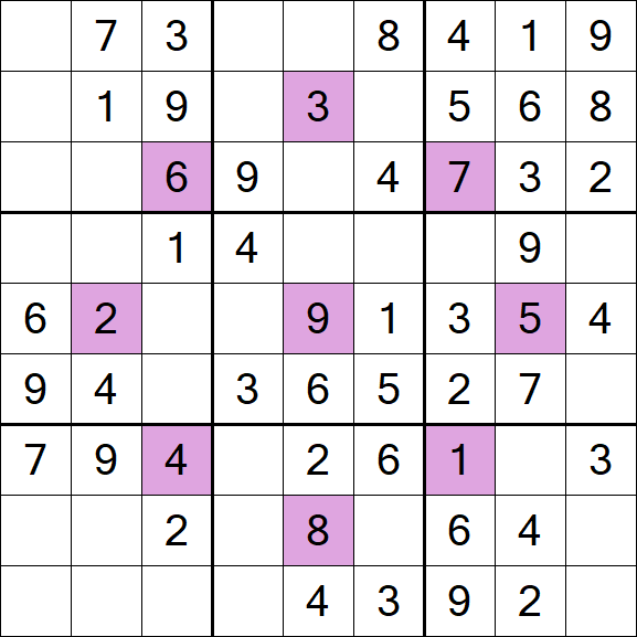 Asterisk Sudoku - Fácil