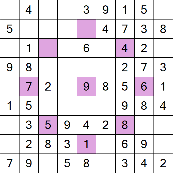 Asterisk Sudoku - Fácil