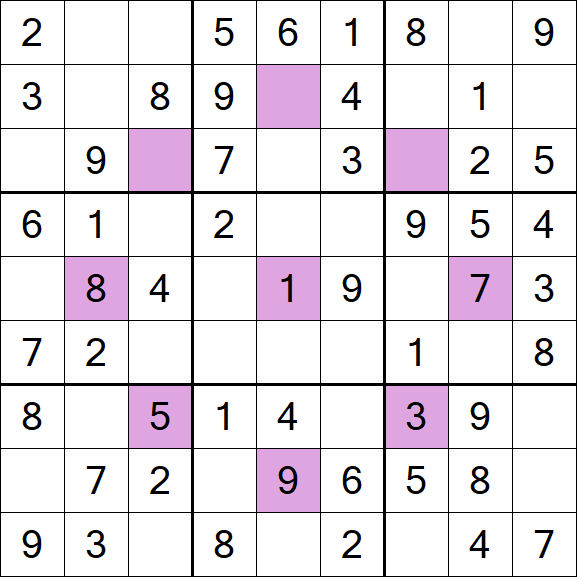 Asterisk Sudoku - Fácil