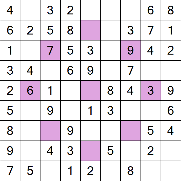 Asterisk Sudoku - Fácil