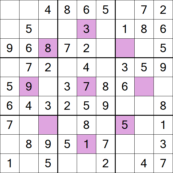 Asterisk Sudoku - Simple