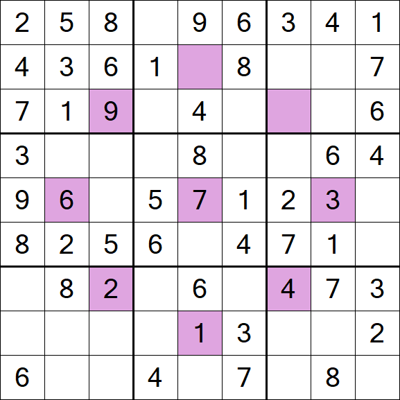 Asterisk Sudoku - Einfach