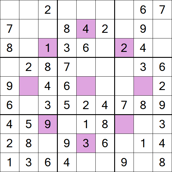 Asterisk Sudoku - Fácil