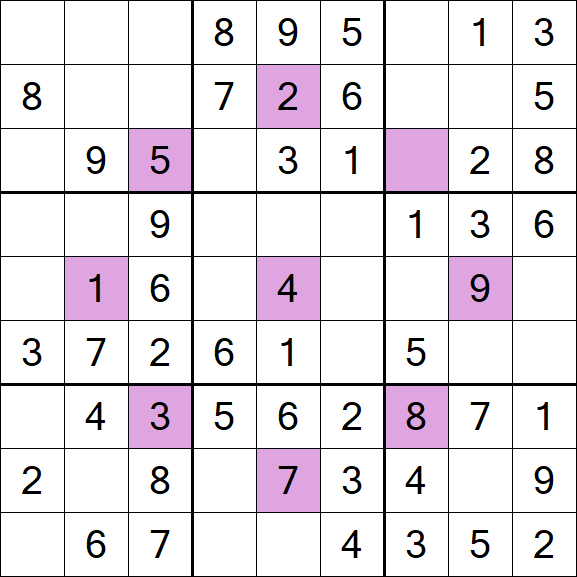 Asterisk Sudoku - Fácil