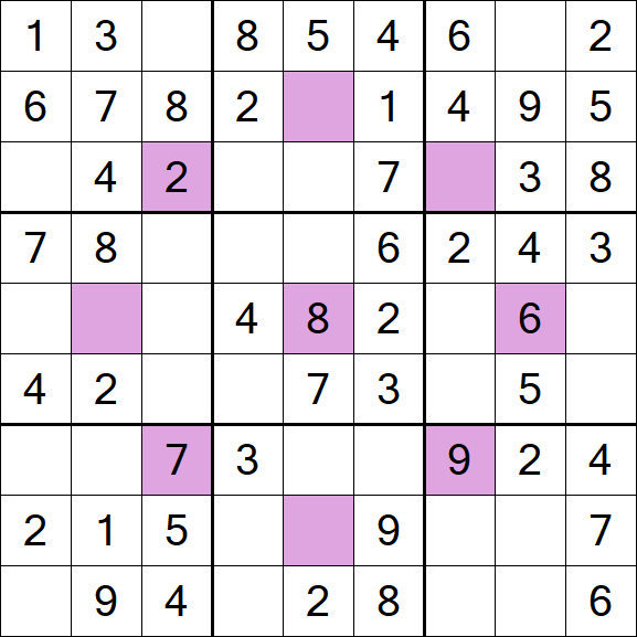 Asterisk Sudoku - Fácil