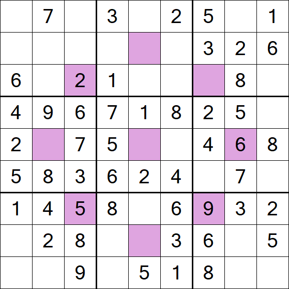 Asterisk Sudoku - Fácil