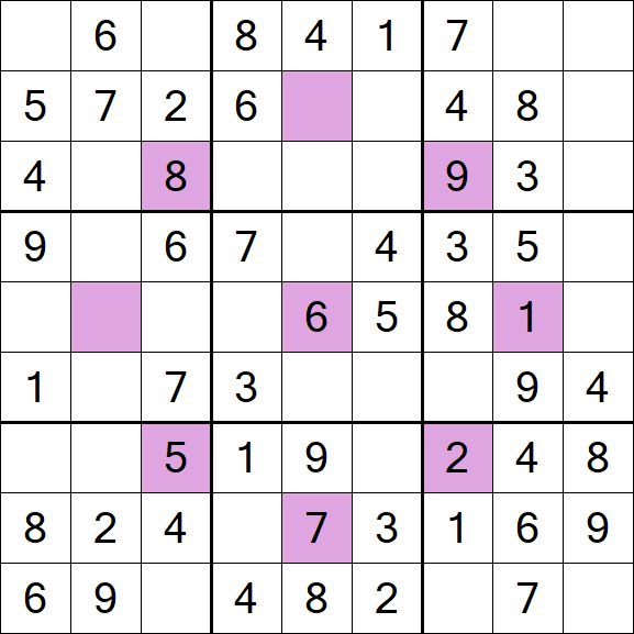 Asterisk Sudoku - Fácil