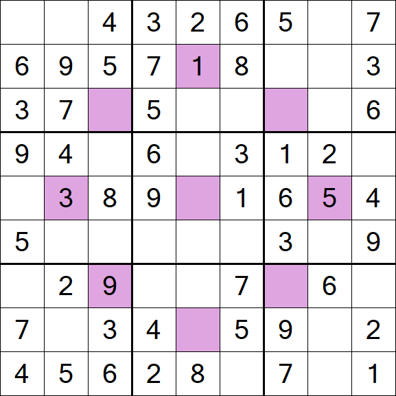 Asterisk Sudoku - Fácil