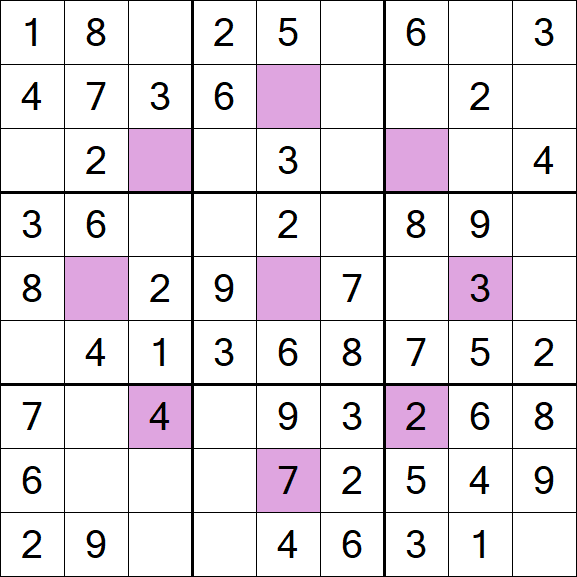 Asterisk Sudoku - Fácil