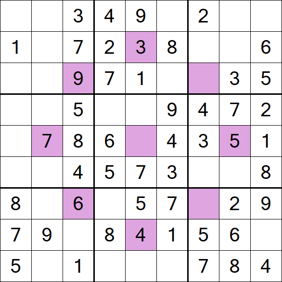 Asterisk Sudoku - Fácil