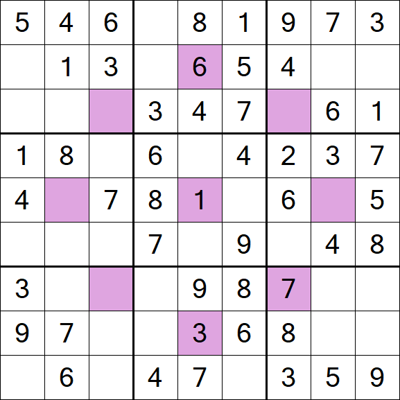 Asterisk Sudoku - Fácil