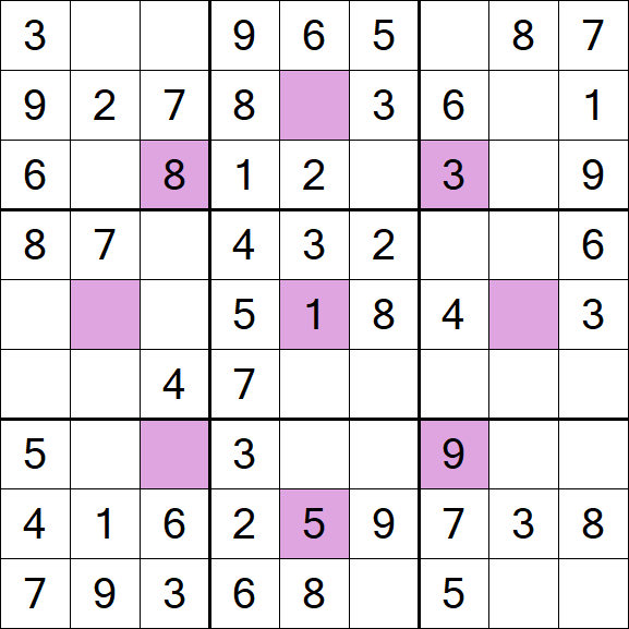 Asterisk Sudoku - Einfach
