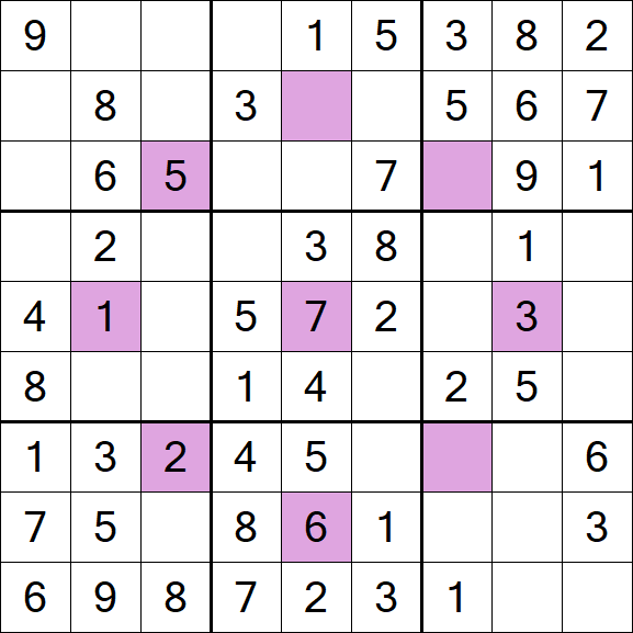 Asterisk Sudoku - Fácil