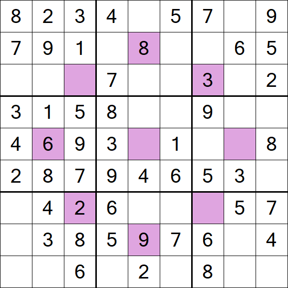 Asterisk Sudoku - Fácil