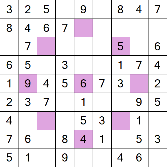 Asterisk Sudoku - Fácil