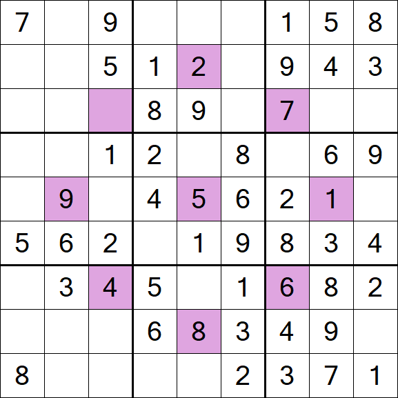 Asterisk Sudoku - Einfach