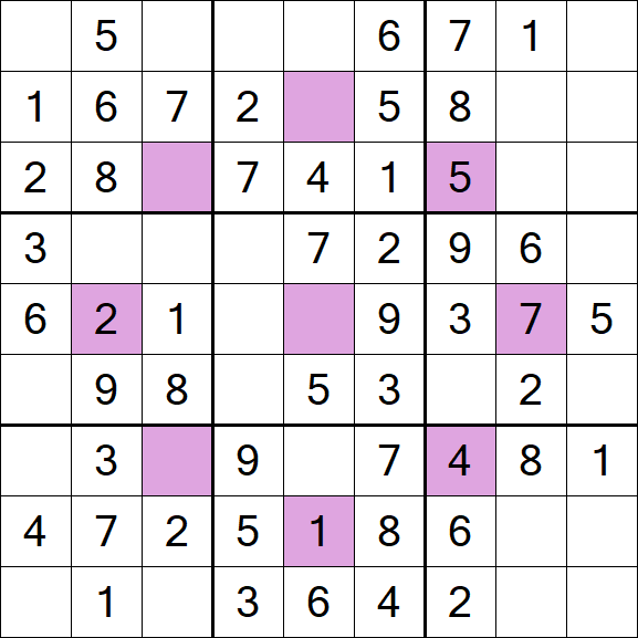 Asterisk Sudoku - Fácil