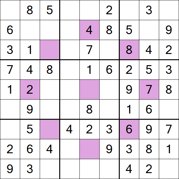 Asterisk Sudoku - Fácil