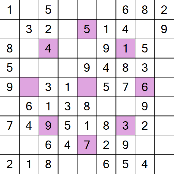 Asterisk Sudoku - Simple