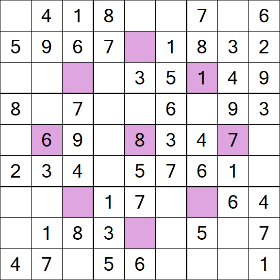 Asterisk Sudoku - Fácil