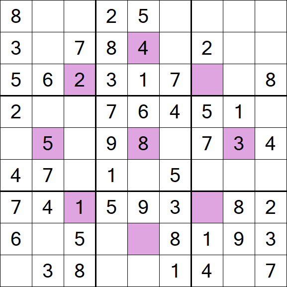Asterisk Sudoku - Fácil