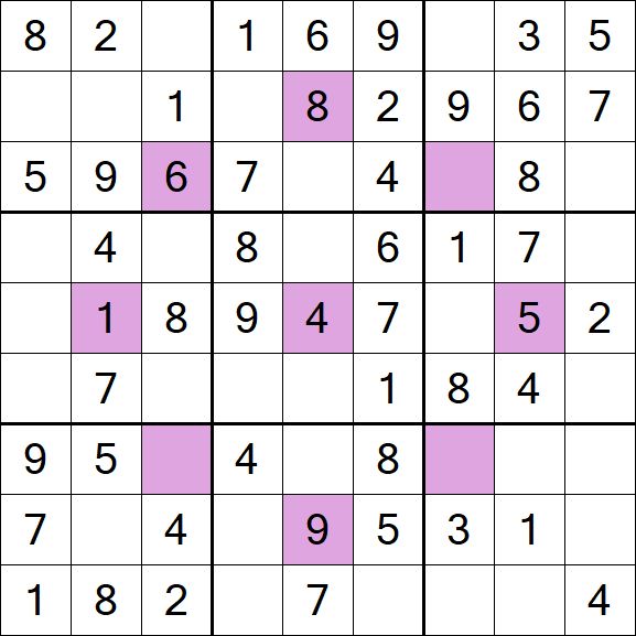 Asterisk Sudoku - Simple