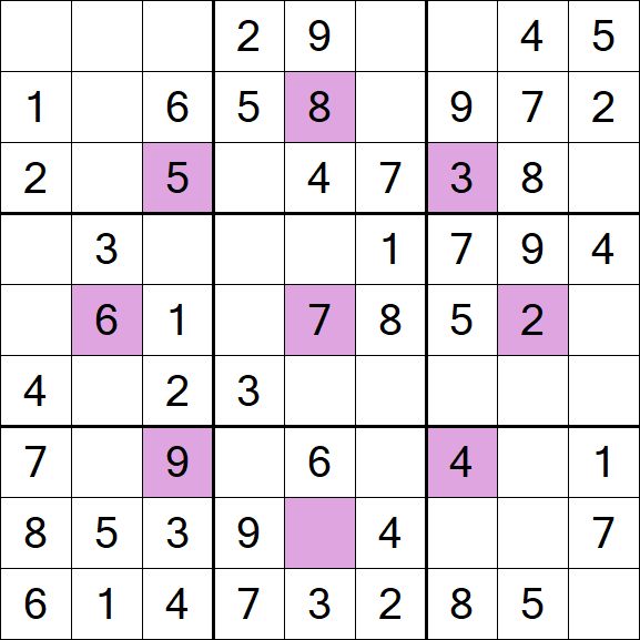 Asterisk Sudoku - Simple
