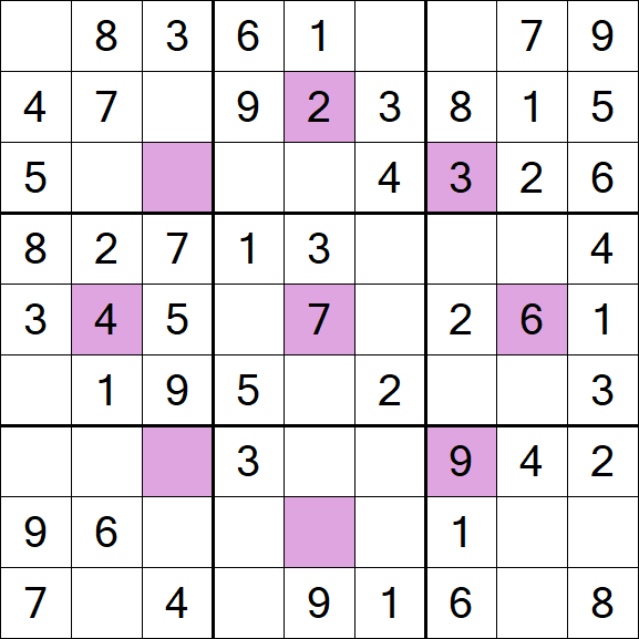 Asterisk Sudoku - Simple