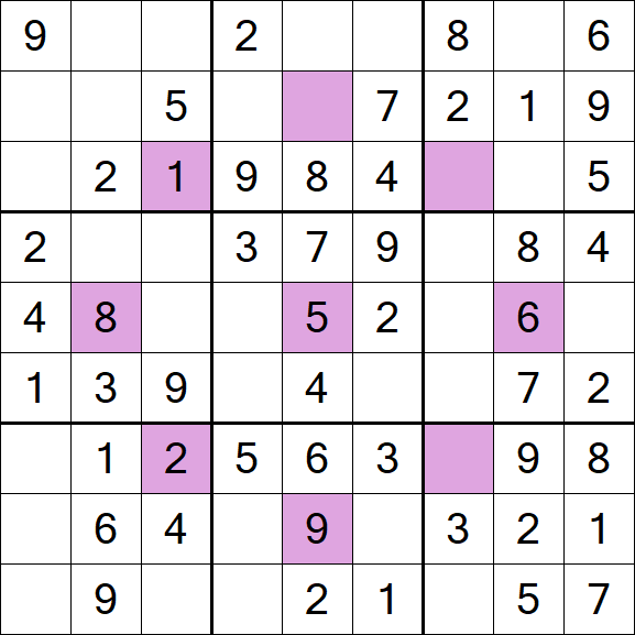 Asterisk Sudoku - Simple