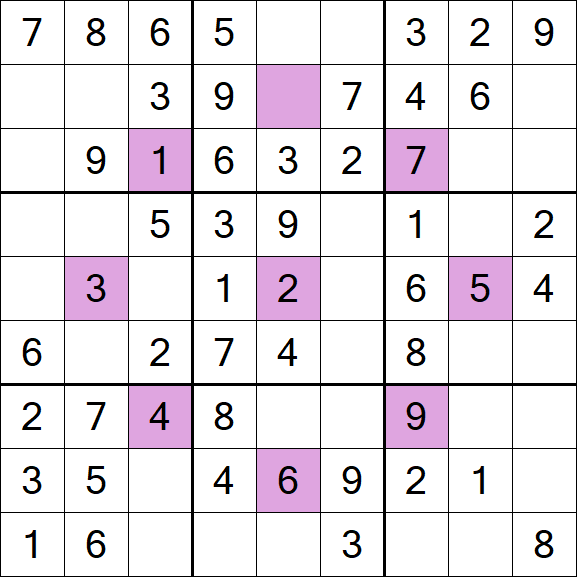 Asterisk Sudoku - Simple