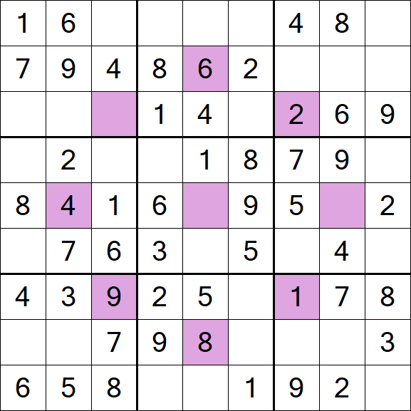 Asterisk Sudoku - Simple