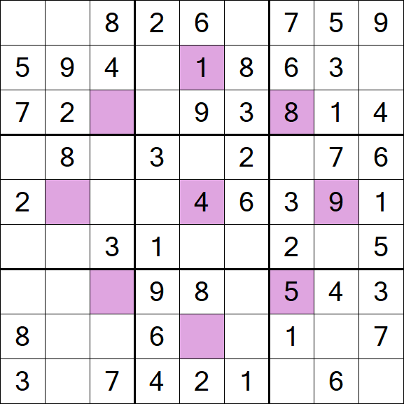 Asterisk Sudoku - Simple