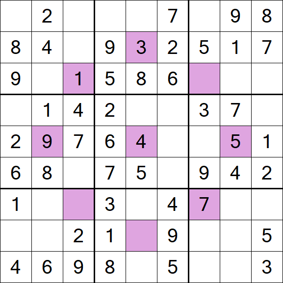Asterisk Sudoku - Simple