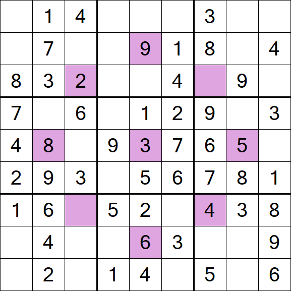 Asterisk Sudoku - Simple