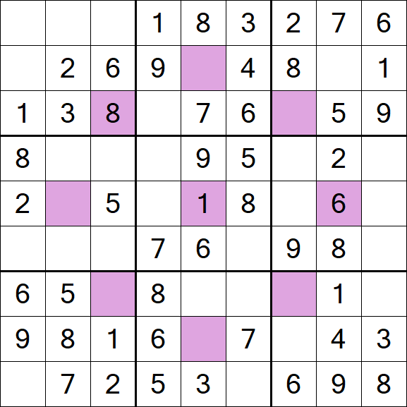 Asterisk Sudoku - Fácil