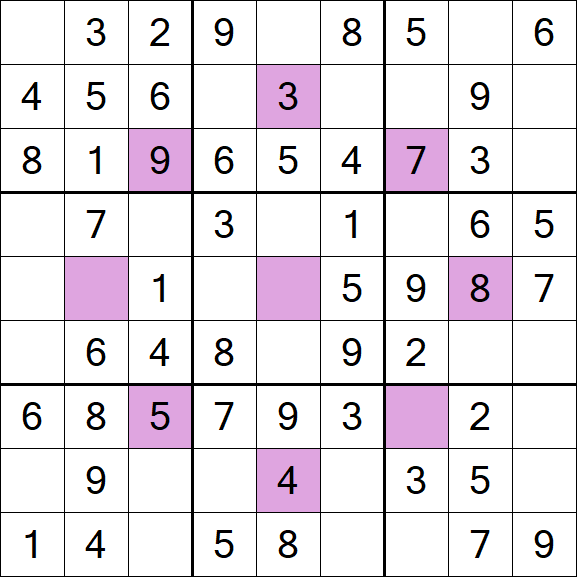 Asterisk Sudoku - Easy