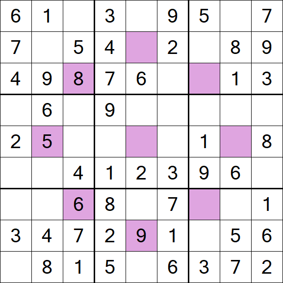Asterisk Sudoku - Fácil