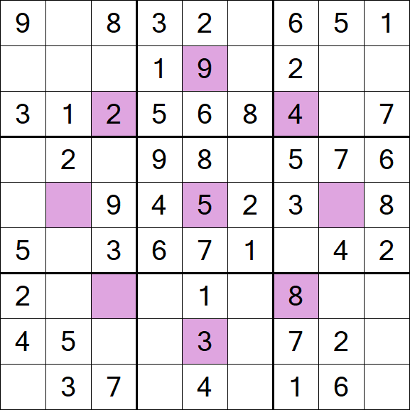 Asterisk Sudoku - Fácil