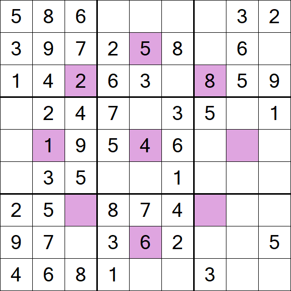 Asterisk Sudoku - Easy