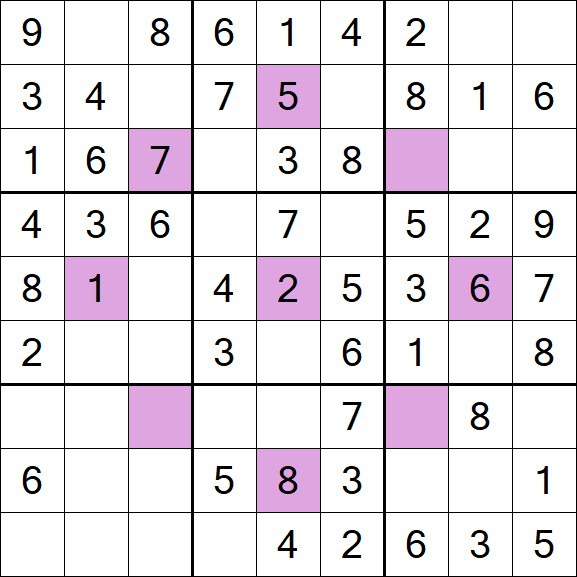Asterisk Sudoku - Fácil